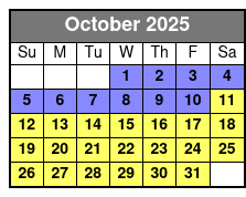 Stand Up Paddle Board Adventures in Destin and Fort Walton Beach October Schedule