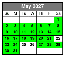 Kayak Rental in Destin and Fort Walton Beach May Schedule