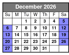 Clear Kayak Ecotour Destin Ft. Walton Beach December Schedule