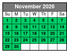 Sunset Clear Kayak Tour Destin Ft. Walton Beach November Schedule