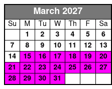Sunset Clear Kayak Tour Destin Ft. Walton Beach March Schedule