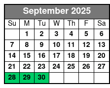 Clear Kayak Glow Tour Destin Ft. Walton Beach September Schedule