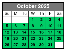 WaveRunner/Jetski Rental Destin October Schedule