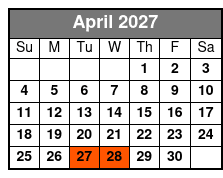 Per Person April Schedule