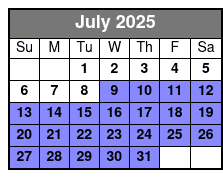10 Passenger Pontoon Boat Rentals in Crab Island July Schedule