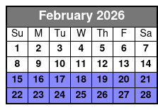 10 Passenger Pontoon Boat Rentals in Crab Island February Schedule