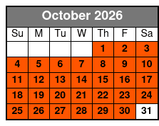 10 Passenger Pontoon Boat Rentals in Crab Island October Schedule