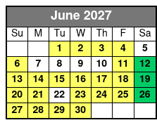 10 Passenger Pontoon Boat Rentals in Crab Island June Schedule
