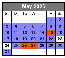 1/2 Day Rental - 4 Hours May Schedule