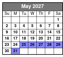 1/2 Day Rental - 4 Hours May Schedule