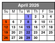 Immerse Yourself in a 7 Chakras Sound Healing Meditation Journey April Schedule