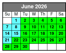 Southern Star Dolphin Cruise June Schedule