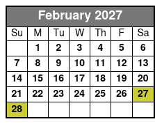 Southern Star Dolphin Cruise February Schedule