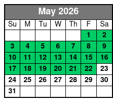 Sunset Dolphin Cruise in Destin May Schedule