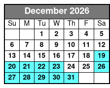 Sunset Dolphin Cruise in Destin December Schedule