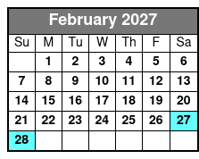 Sunset Dolphin Cruise in Destin February Schedule