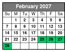 Pontoon Rental in Panama City Beach February Schedule