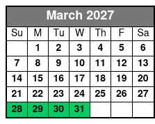Pontoon Rental in Panama City Beach March Schedule