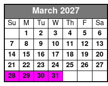 Pontoon Rental in Panama City Beach March Schedule