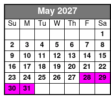 Pontoon Rental in Panama City Beach May Schedule