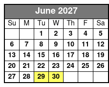 Deluxe 115hp Pontoon Half Day June Schedule