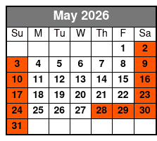 Merritts Mill Pond Eco Adventure May Schedule