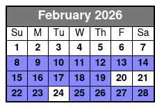 Destin Harbor Sunset Eco Dolphin Cruise February Schedule