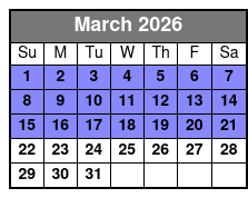 Destin Harbor Sunset Eco Dolphin Cruise March Schedule