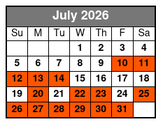 Destin Harbor Sunset Eco Dolphin Cruise July Schedule