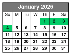 Sky High Parasailing - Destin, Fl January Schedule