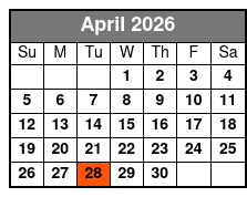 Miramar Beach Sunset Dinner Cruise April Schedule