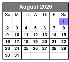Miramar Beach Sunset Dinner Cruise August Schedule