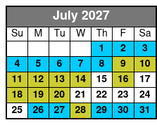 Miramar Beach Sunset Dinner Cruise July Schedule