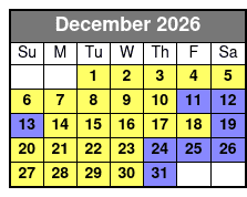 Miramar Beach Sunset Dinner Cruise December Schedule