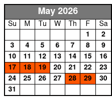 Easter Sunset Dinner Cruise May Schedule