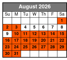 Easter Sunset Dinner Cruise August Schedule