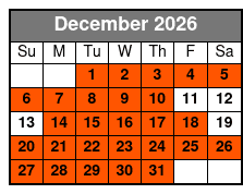 Easter Sunset Dinner Cruise December Schedule