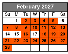 Easter Sunset Dinner Cruise February Schedule