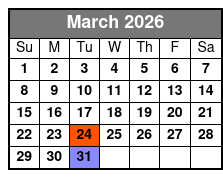 Fireworks Dinner Cruise March Schedule