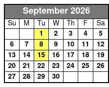 Fireworks Dinner Cruise September Schedule