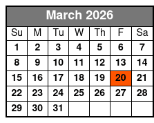 Fireworks Dinner Cruise March Schedule