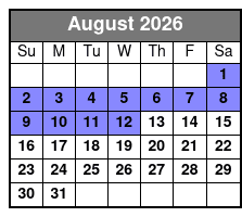 Guided Sunset and Dolphin Cruise Up to 22 Passengers in Florida August Schedule