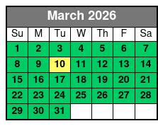 Redneck 12:30-4 Hours March Schedule