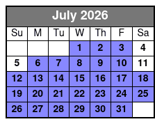 Redneck 12:30-4 Hours July Schedule