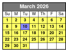 Redneck 5 Hour March Schedule