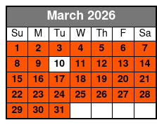Redneck 10:00-6 Hour March Schedule