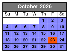 6 Hour October Schedule