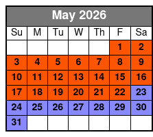 Waverunner / Jet Ski 1 Hr. May Schedule