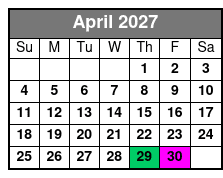 Crab Island Adventure Destin April Schedule