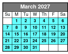Famous & Original Destin Tikis Sunset Cruise in Destin Harbor March Schedule